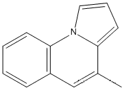 Molecular Structure of 796843-24-8 (4-Methylpyrrolo[1,2-a]quinoline)